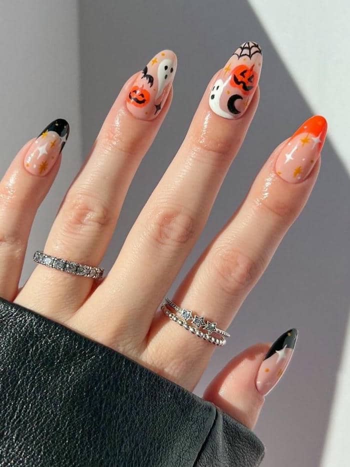 mẫu nail halloween đẹp