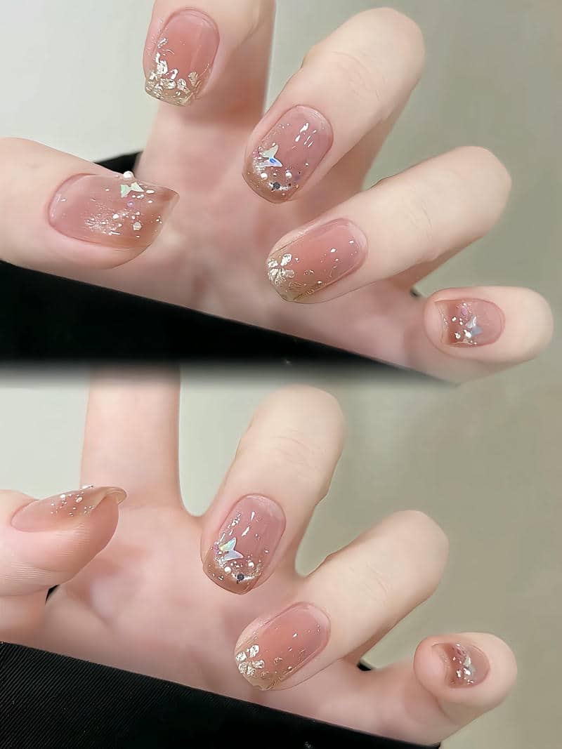 mẫu nail học sinh đẹp