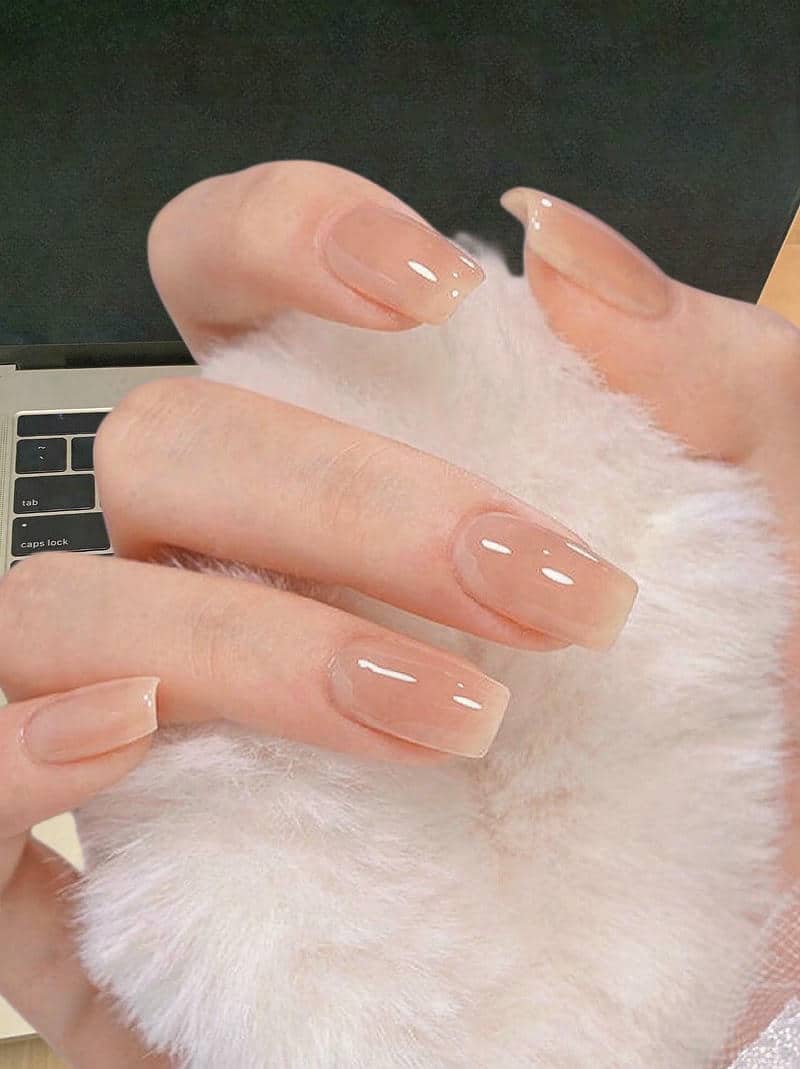 mẫu nail học sinh nhẹ nhàng