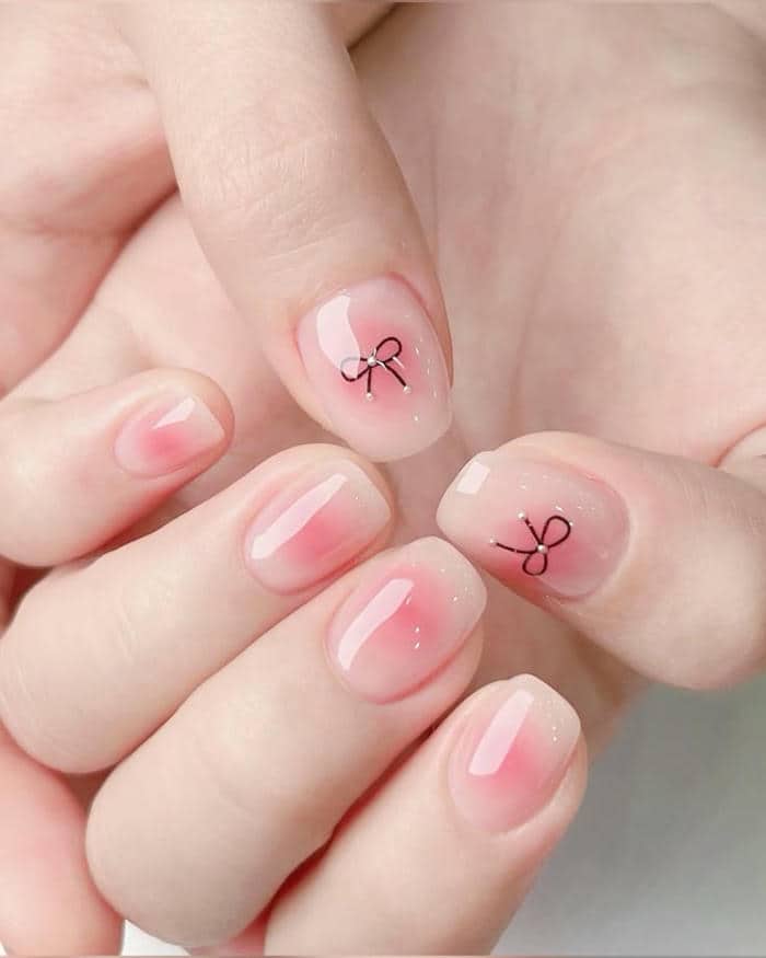 mẫu nail loang lòng đào