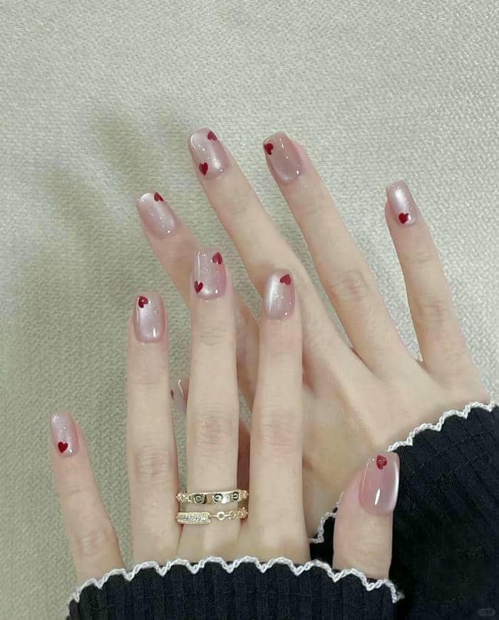 mẫu nail mắt mèo đẹp nhất
