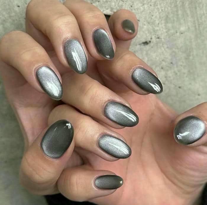 mẫu nail mắt mèo hot 2024