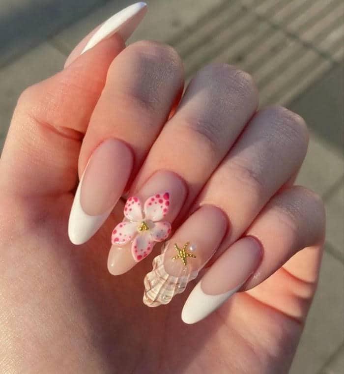 mẫu nail mùa hè cute
