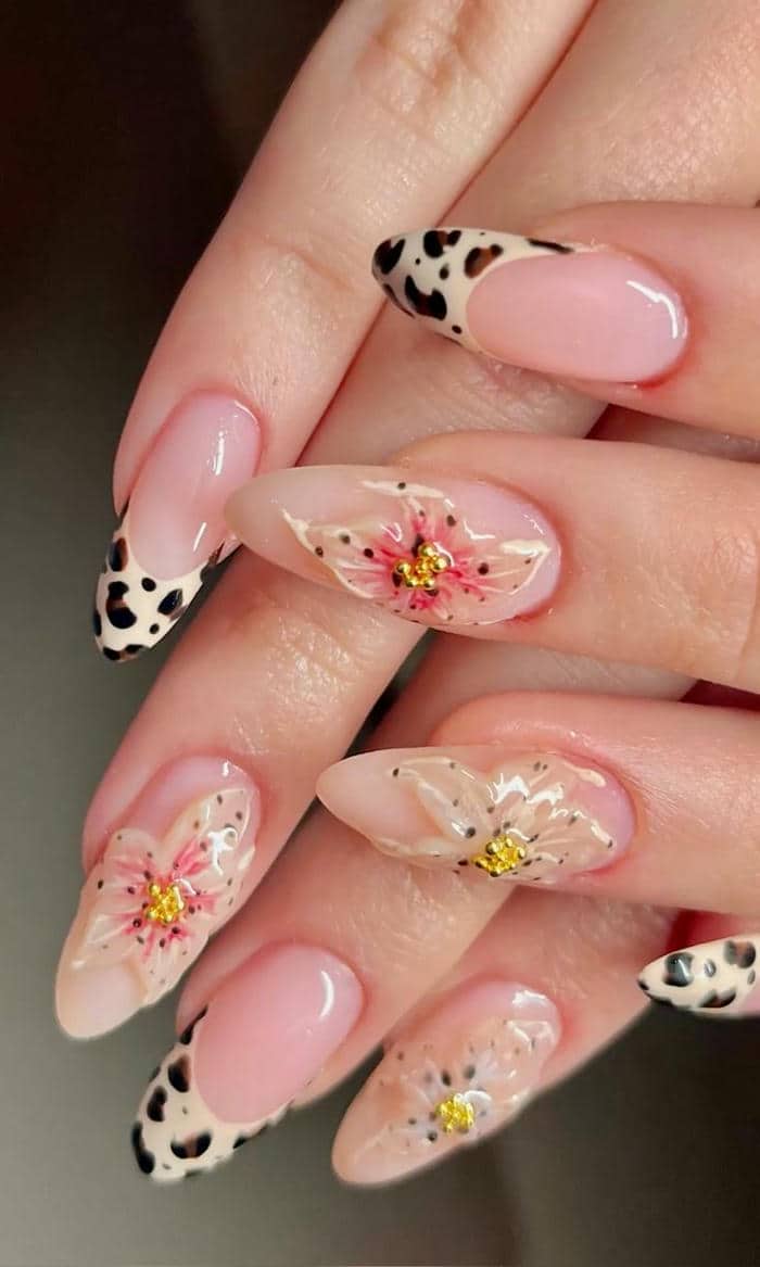 mẫu nail mùa hè xinh