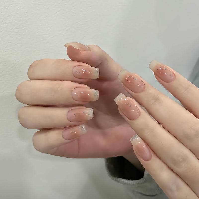 mẫu nail ngắn đơn giản