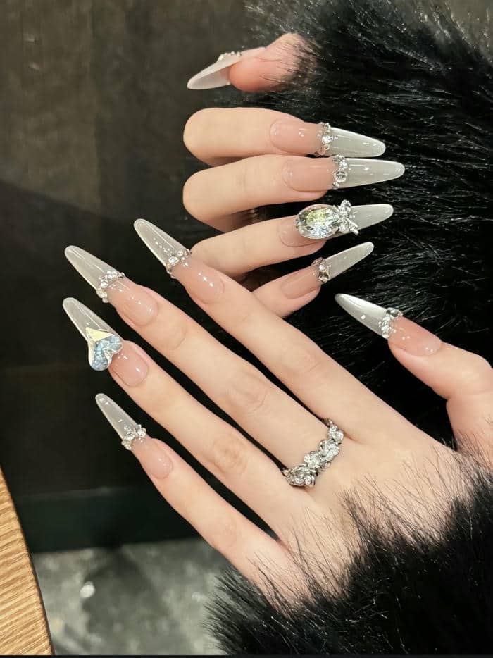 mẫu nail sang chảnh