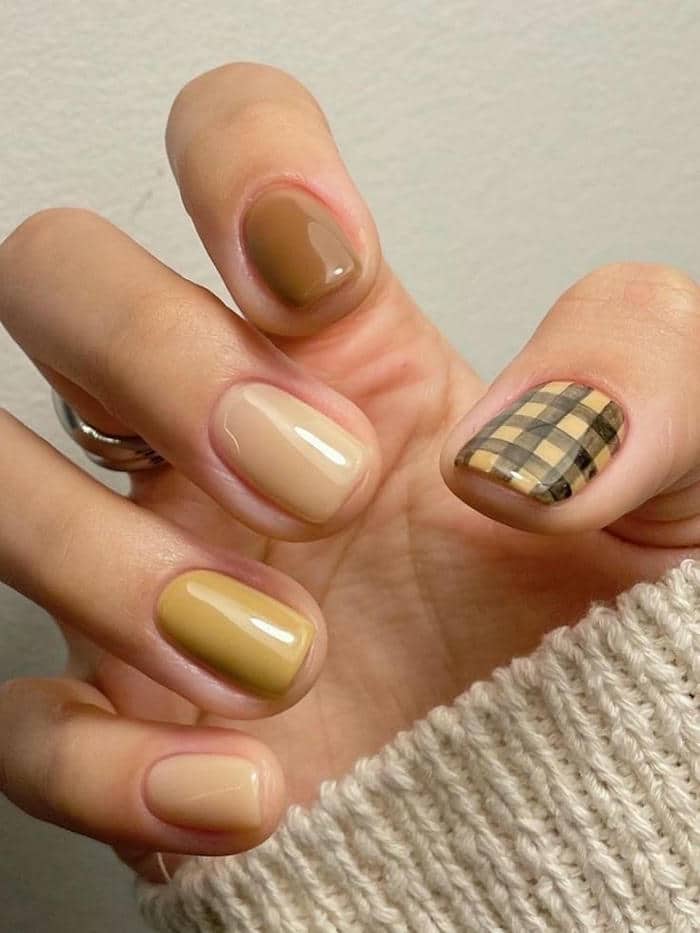 mẫu nail sơn thạch trơn