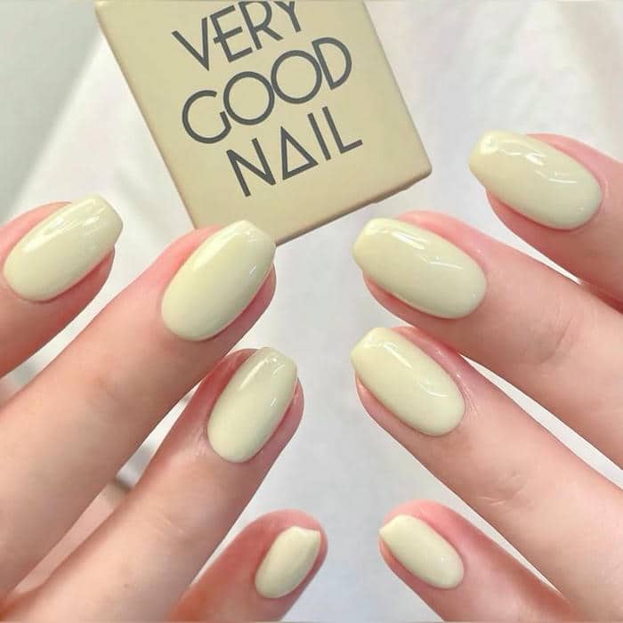 mẫu nail sơn trơn
