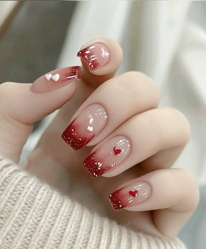 mẫu nail tết đẹp, đơn giản