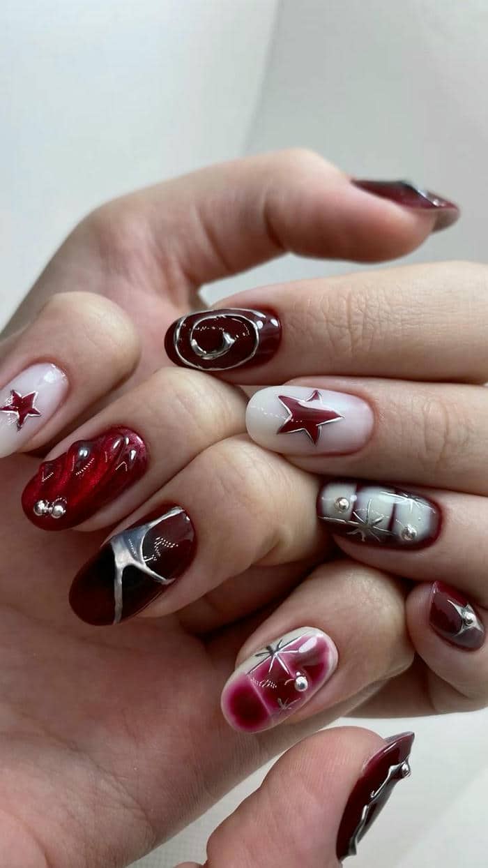mẫu nail tết