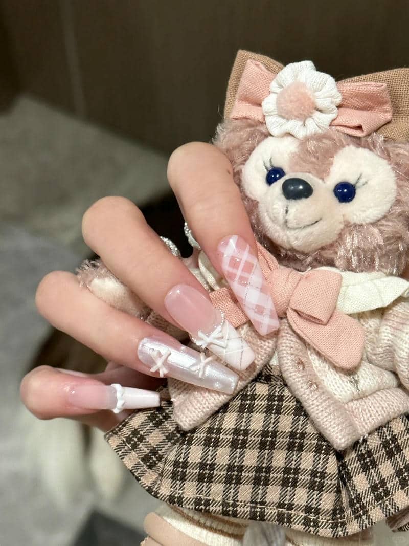 mẫu nail valentine đẹp, sang chảnh