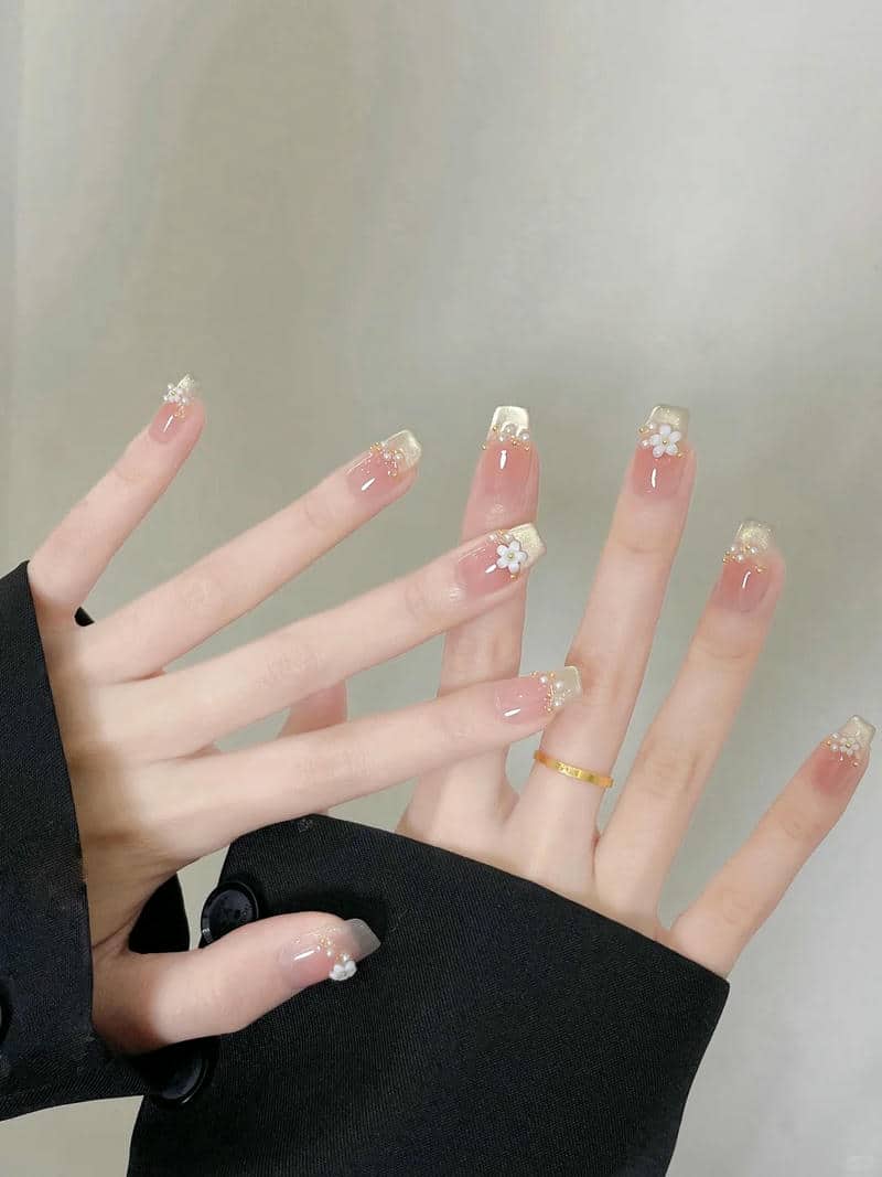 nail bánh bèo đơn giản