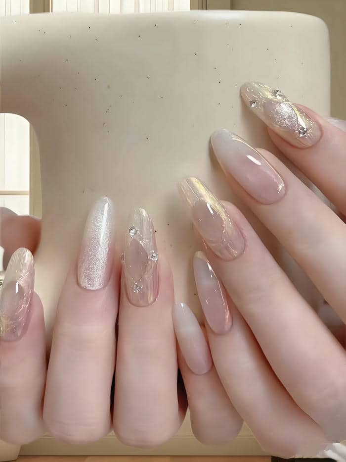 nail cô dâu xinh
