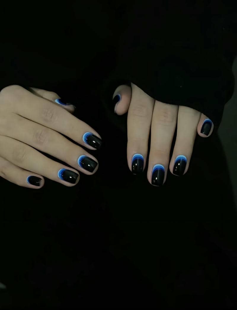 nail đen vẽ đơn giản