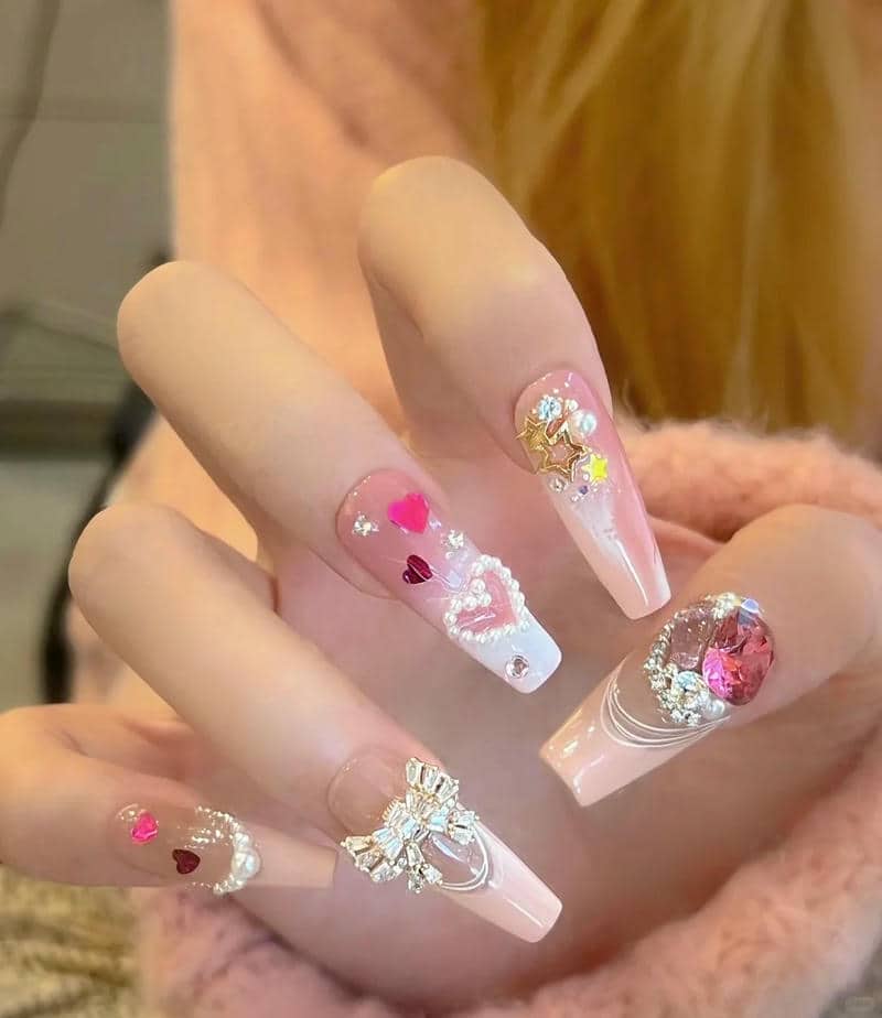 nail đẹp bánh bèo