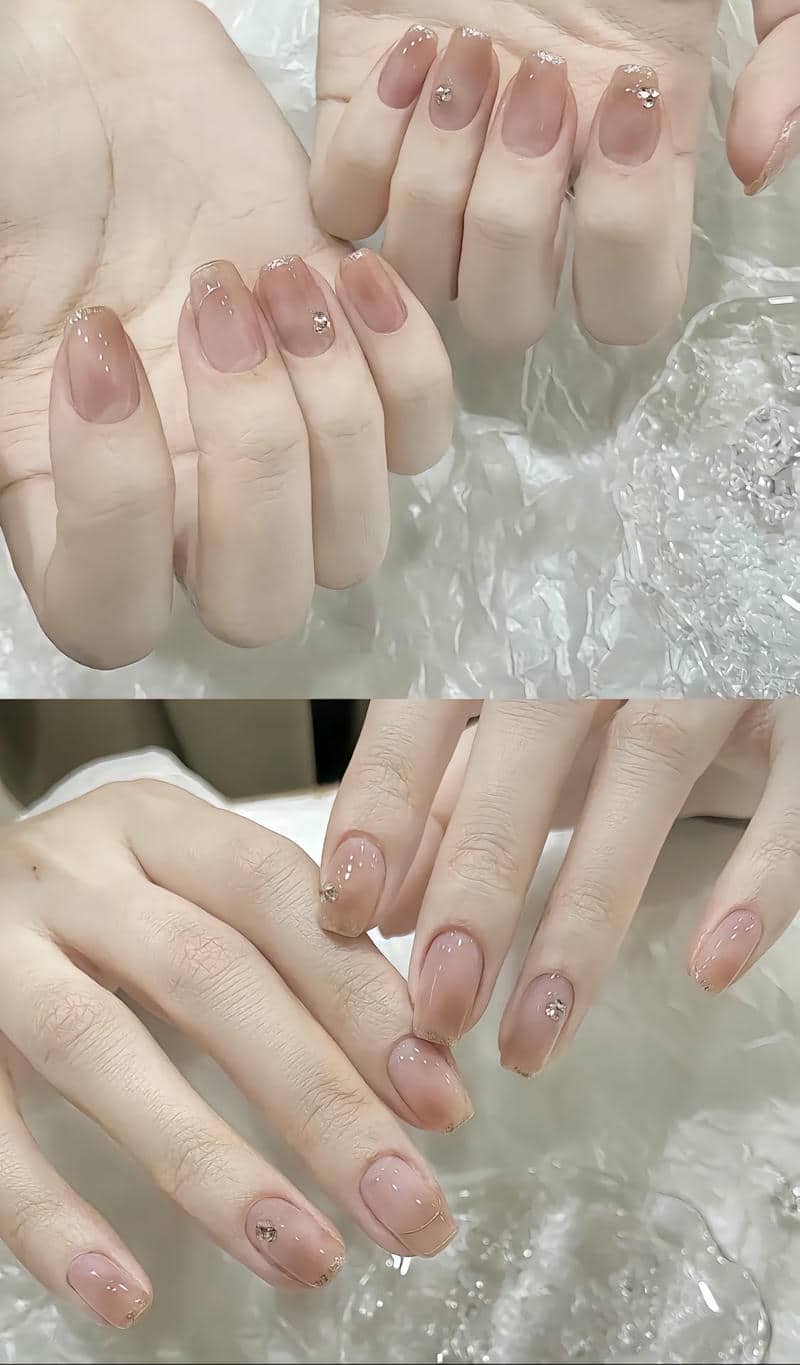 nail đẹp đơn giản cho học sinh