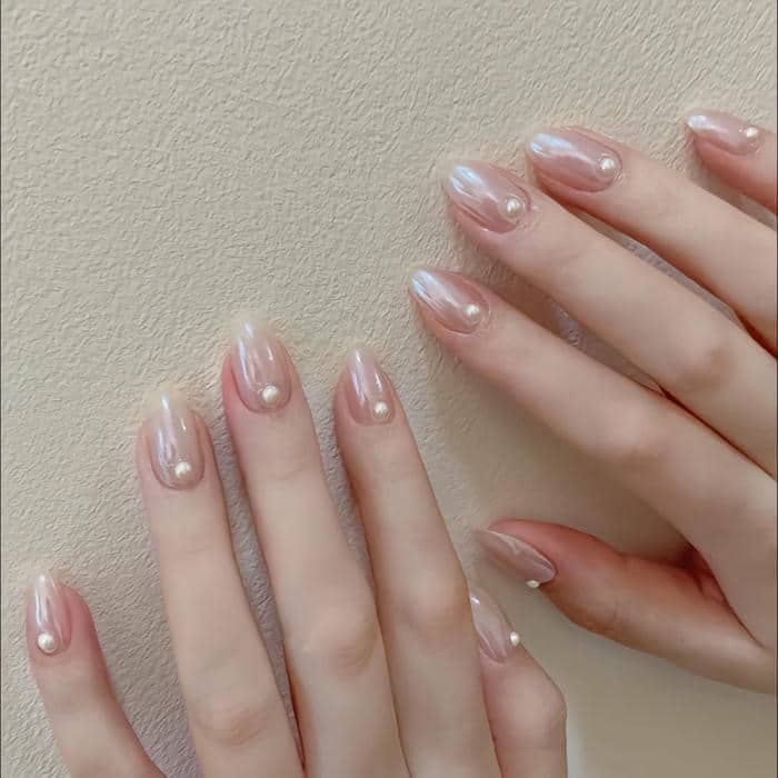 nail đính ngọc trai