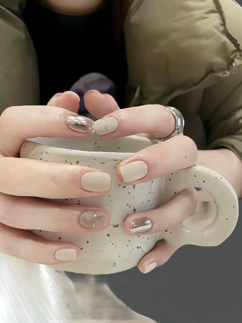 nail đơn giản cho móng ngắn