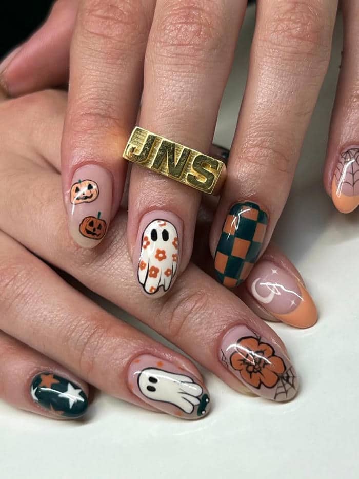 nail halloween đẹp