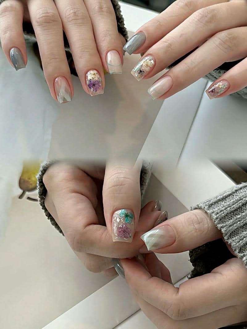 nail hàn quốc cho móng ngắn