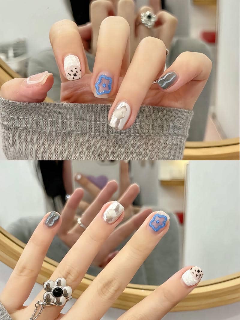 nail hàn quốc dễ thương