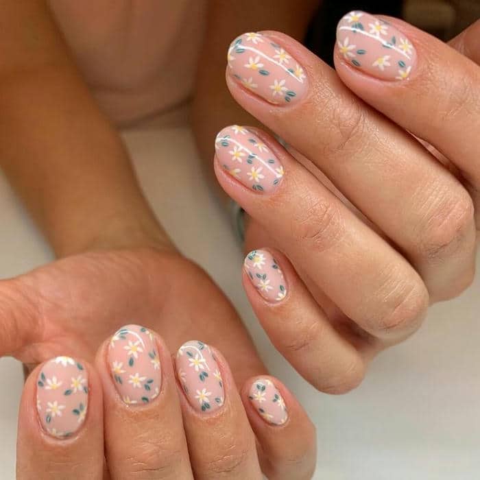nail hoa nhí