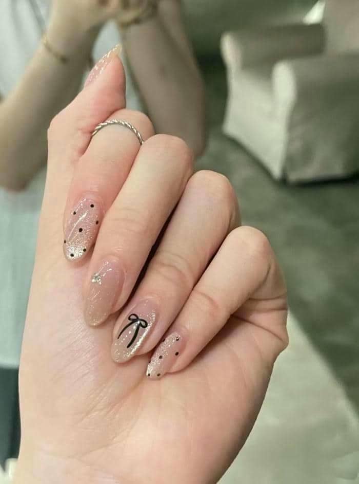 nail mắt mèo cute