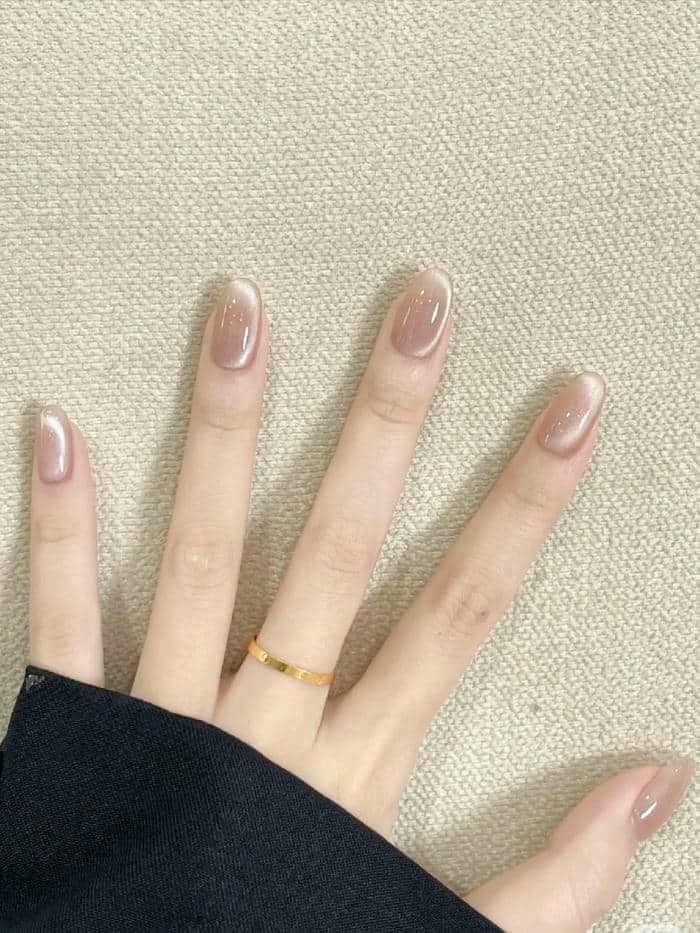 nail mắt mèo đơn giản