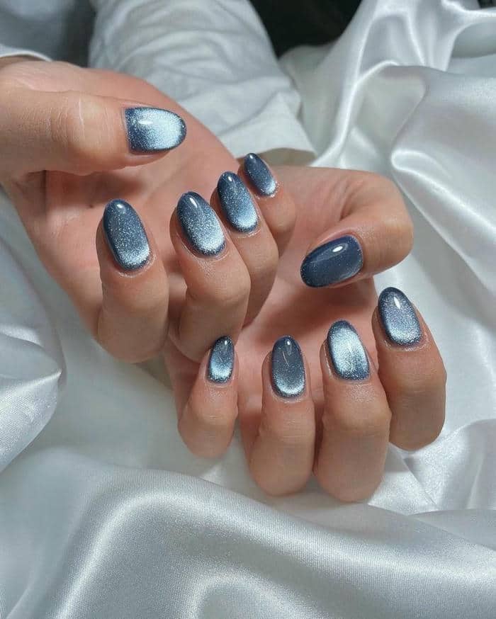 nail mắt mèo xanh dương