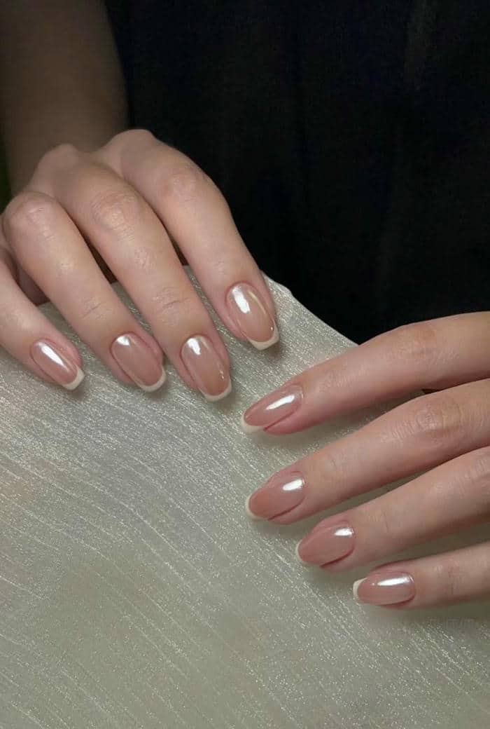 nail màu ngọc trai