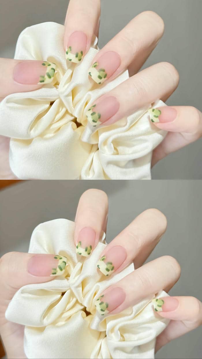 nail màu xanh lá cây đẹp