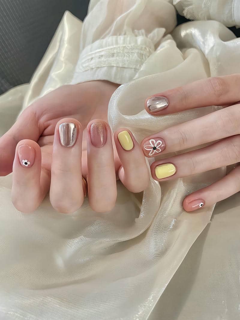 nail móng ngắn cá tính