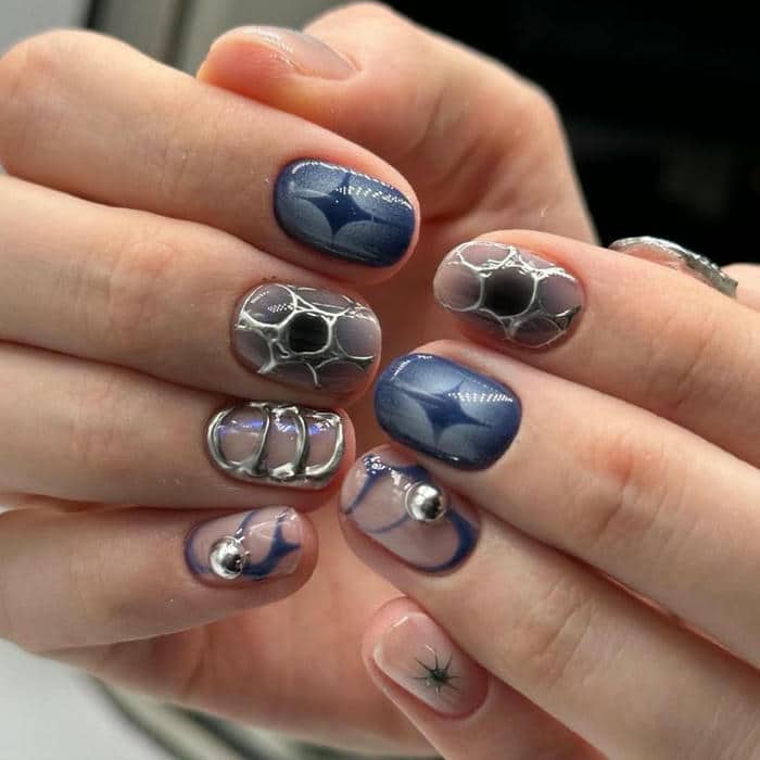 nail móng ngắn cá tính