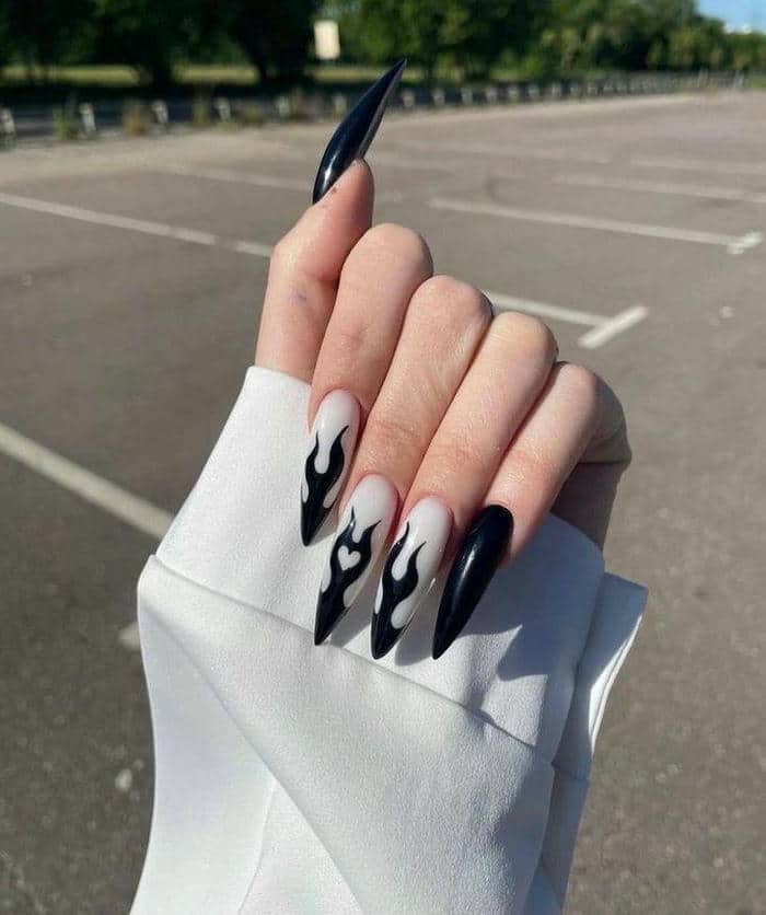 nail móng nhọn cá tính