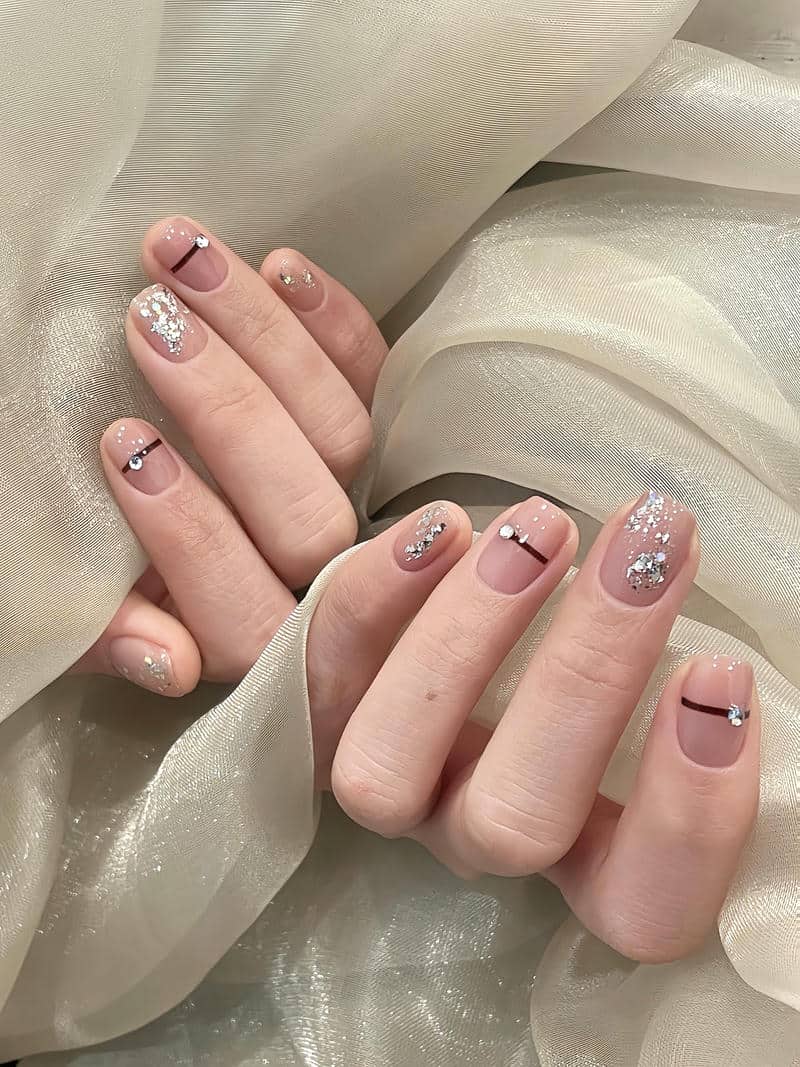 nail móng tròn ngắn