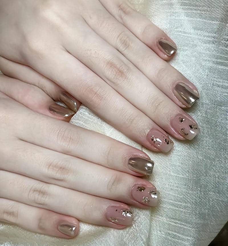 nail móng vuông ngắn