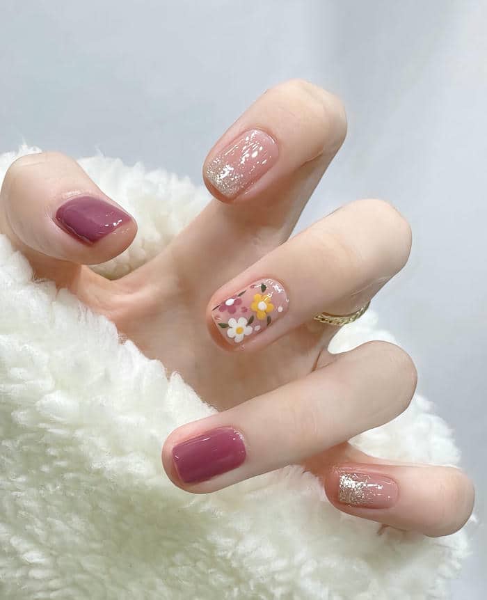 nail mùa hè đi biển