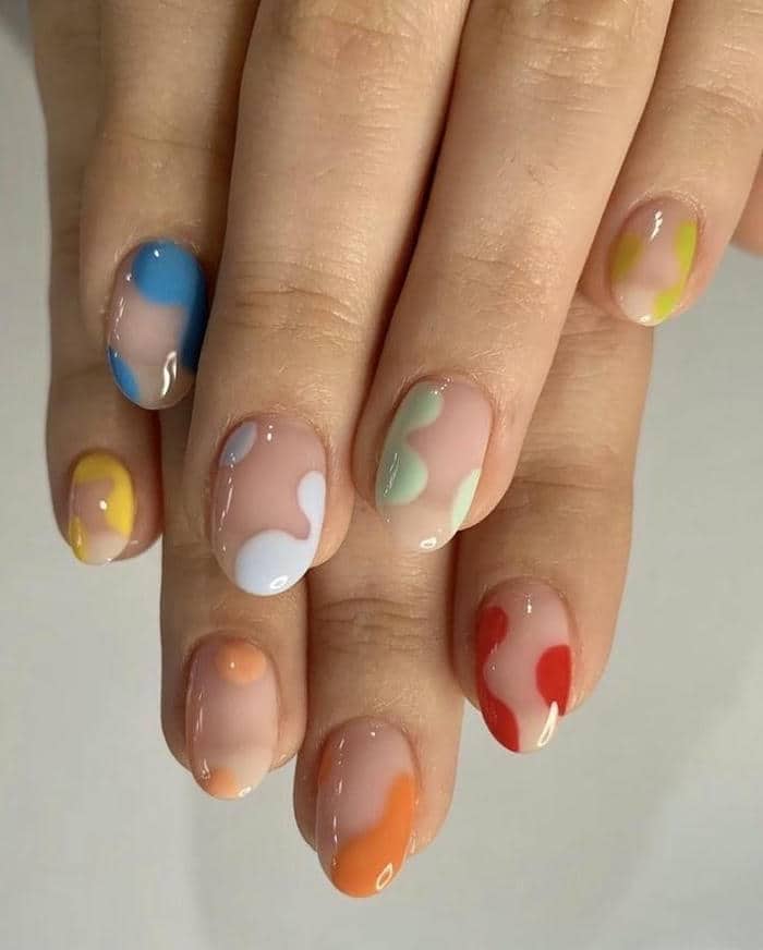 nail mùa hè đi biển