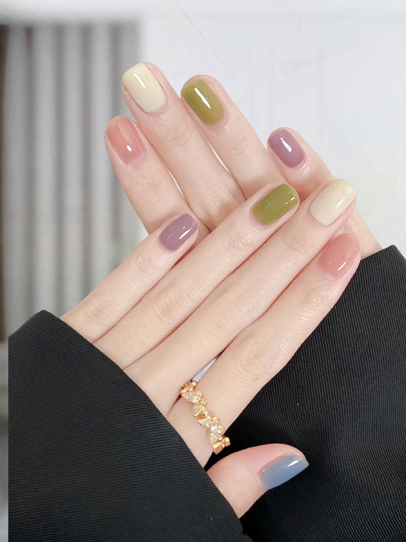 nail ngắn cute