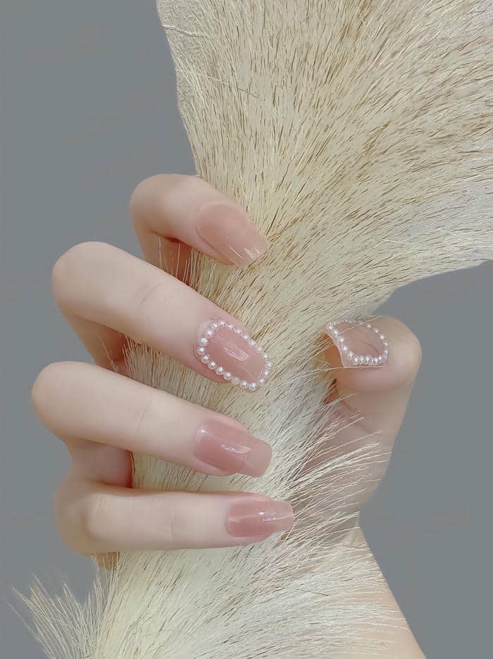 nail ngọc trai