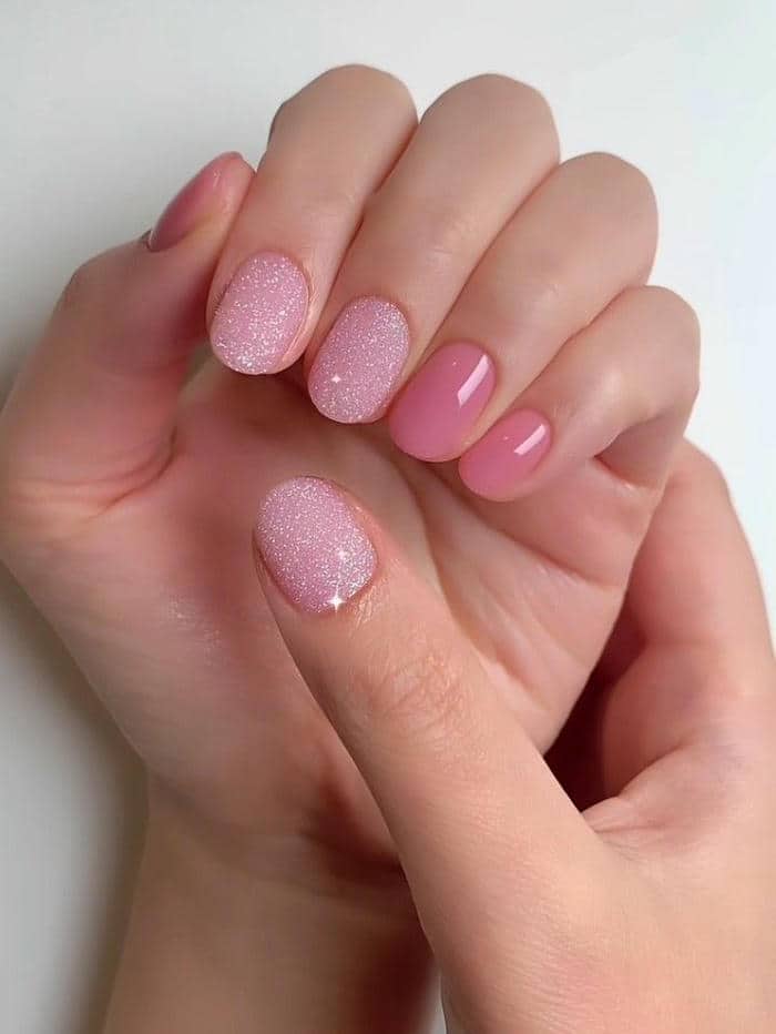 nail nhũ hồng