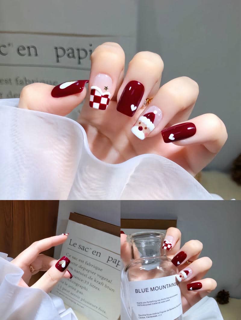 nail ông già noel