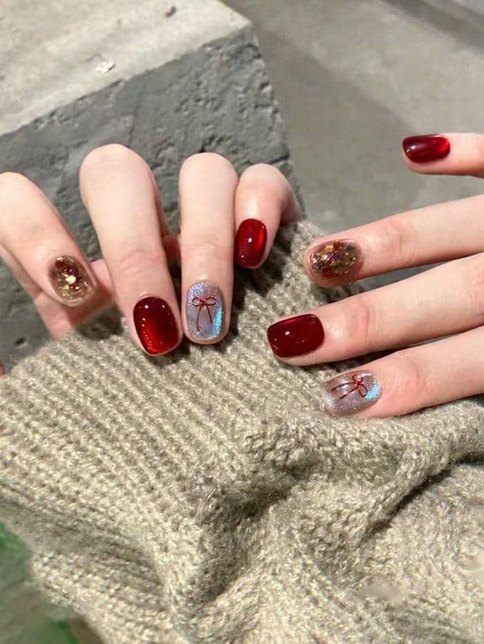 nail tết nhọn
