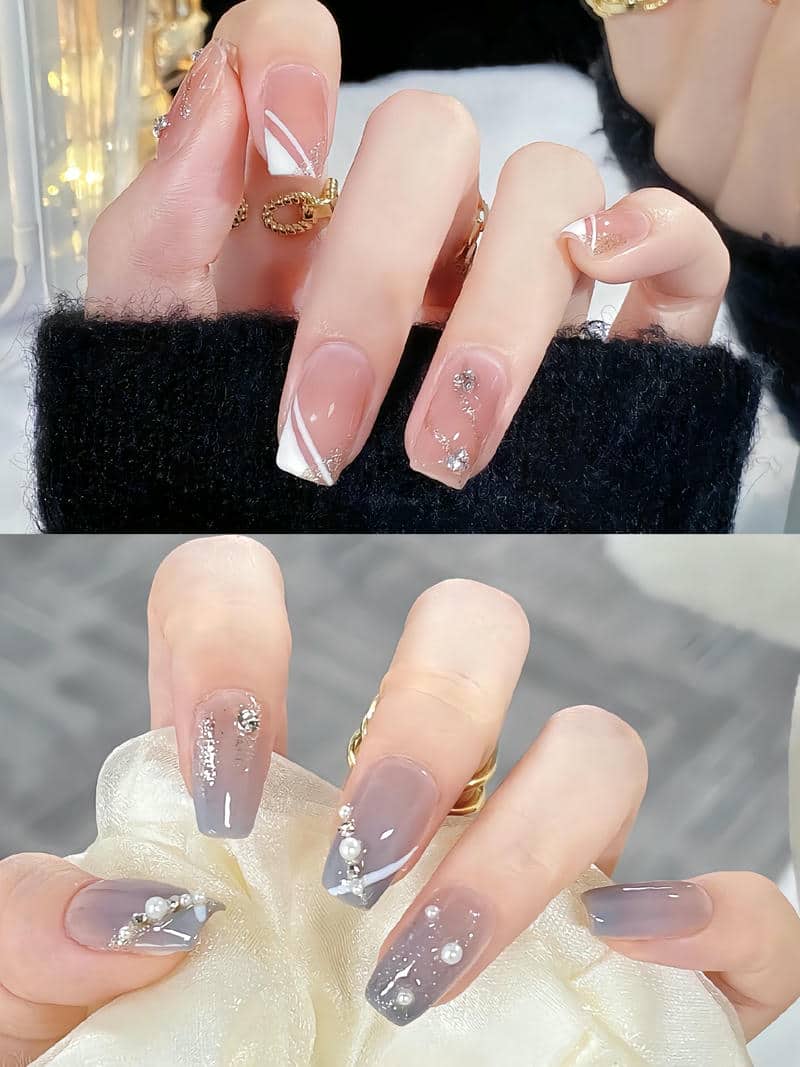 nail thạch xanh