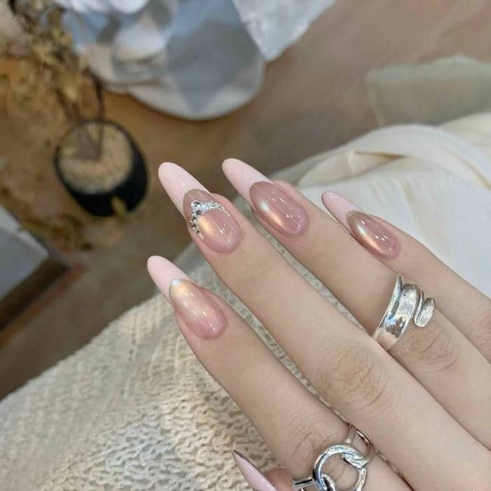 nail tone hồng