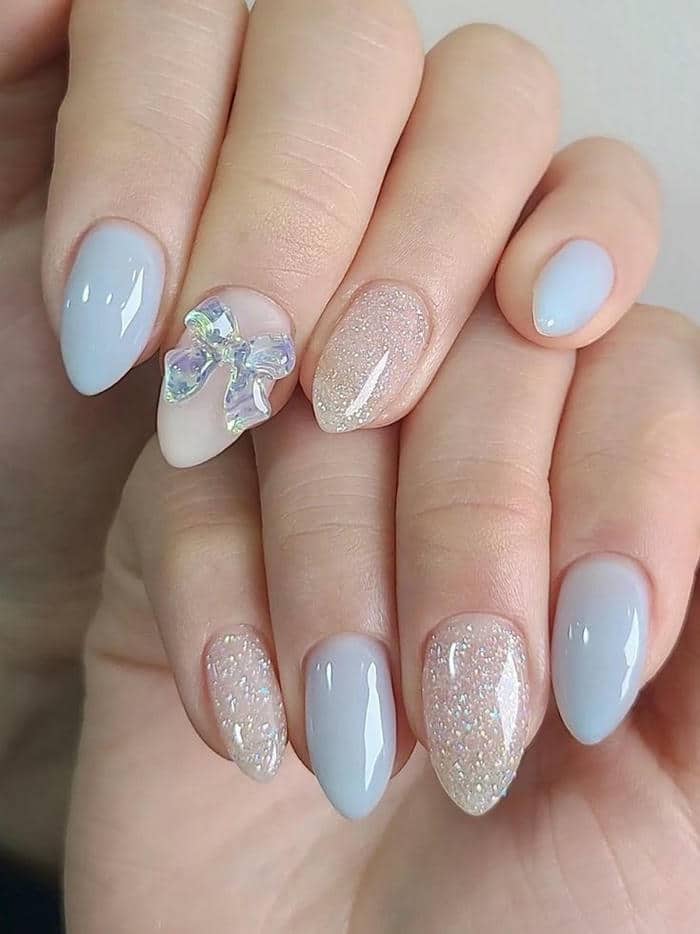 nail tông thạch xanh dương