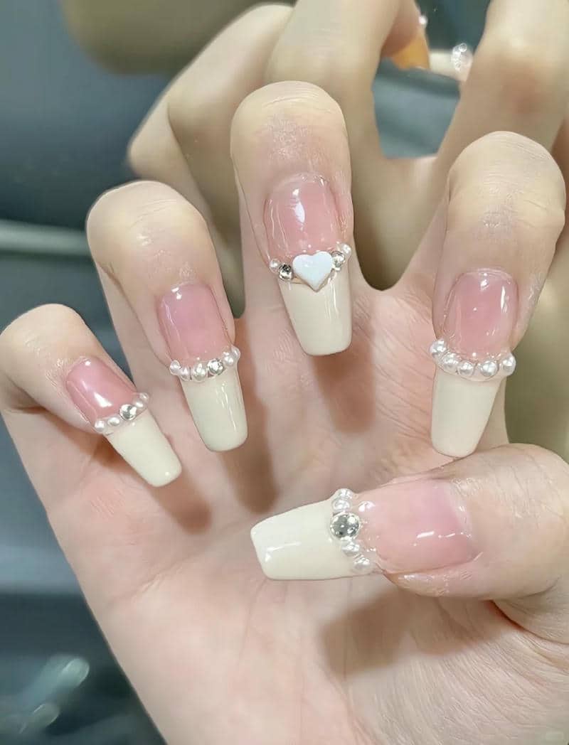 nail valentine đẹp, sang chảnh