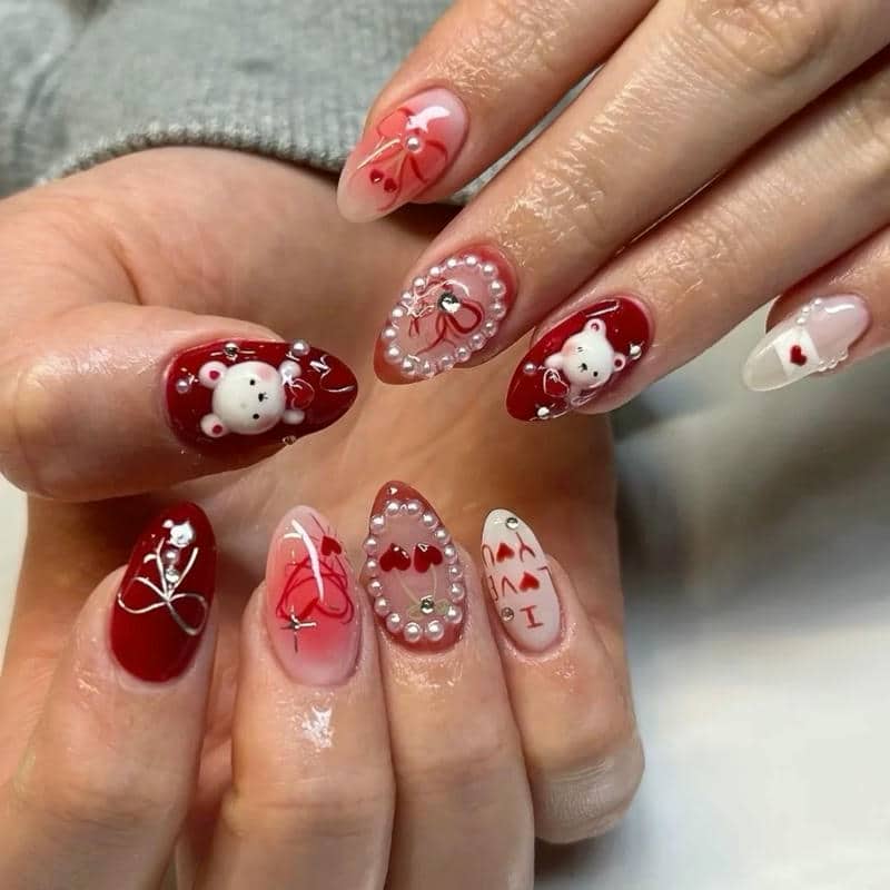 nail valentine nổi bật
