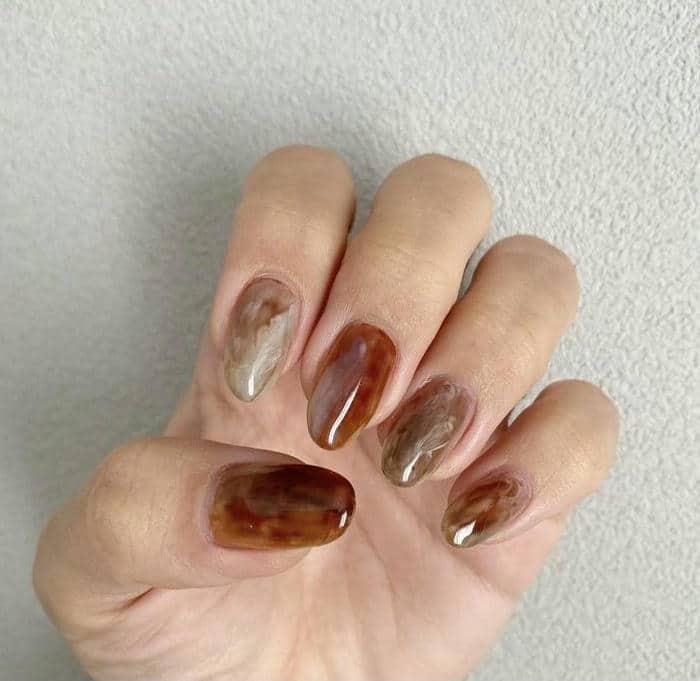 nail vân đá cẩm thạch