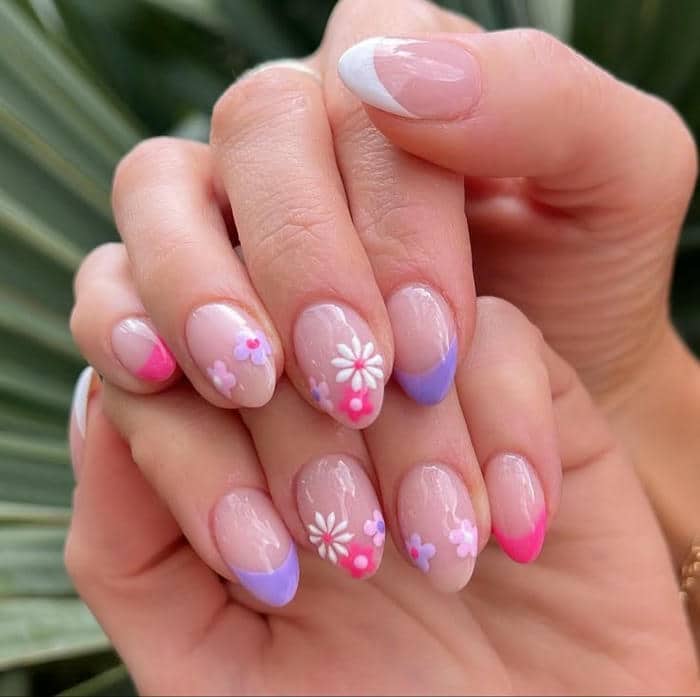 nail vẽ hoa đẹp